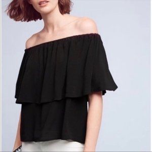 Anthropologie Holding Horses Off-Shoulder Top